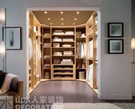 【山水人家裝飾】女人既然有了書房，為什么不能有衣帽間？