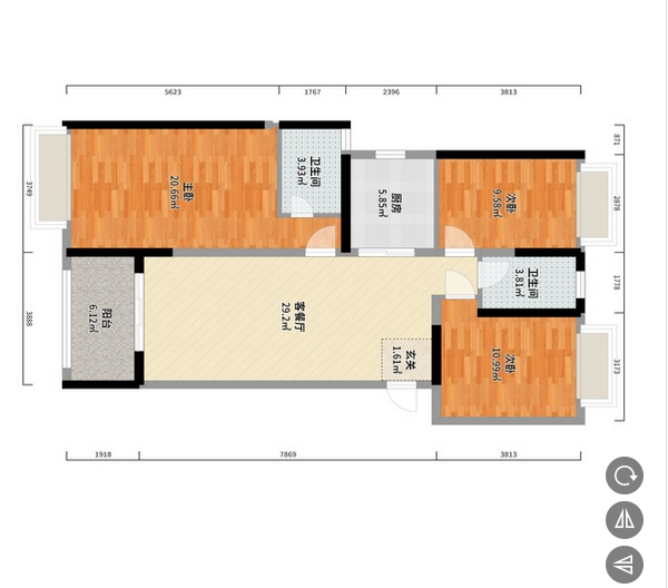 武漢保利和光晨樾123平戶型裝修設(shè)計方案 武漢保利和光晨樾123平戶型裝修設(shè)計方案